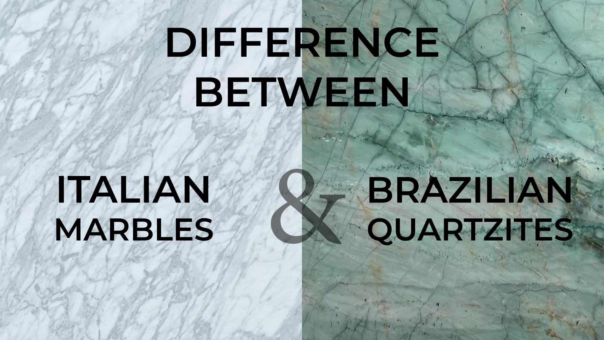 Difference between Italian marbles and Quartzites? 