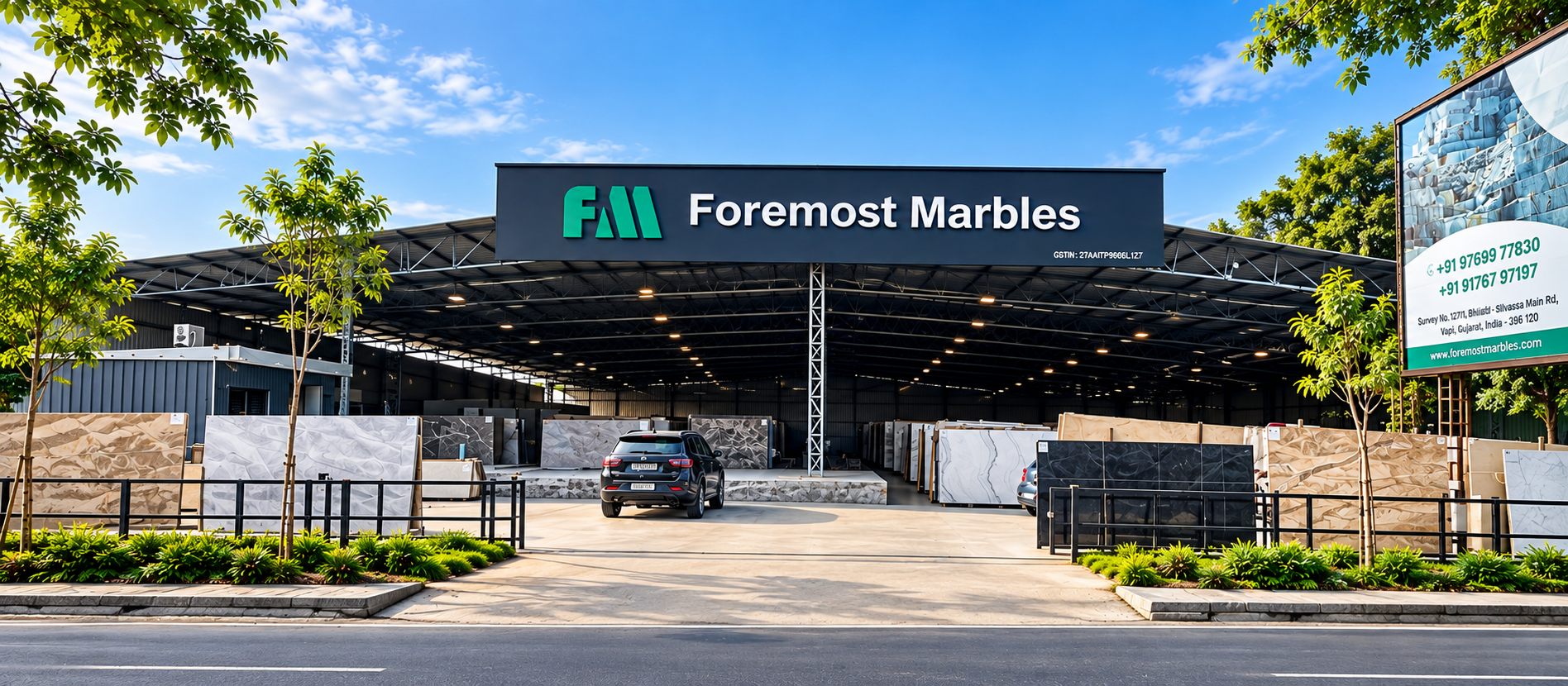 Foremost Marbles Entrance